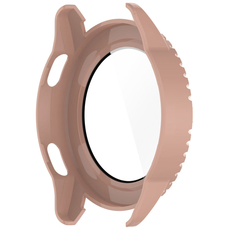 For Xiaomi Watch S3 PC + Tempered Film Integrated Watch Protective Case(Pink) by bashfashion