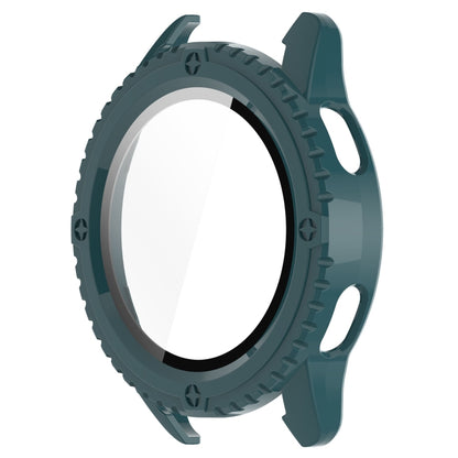 For Xiaomi Watch S3 PC + Tempered Film Integrated Watch Protective Case(Green) by bashfashion