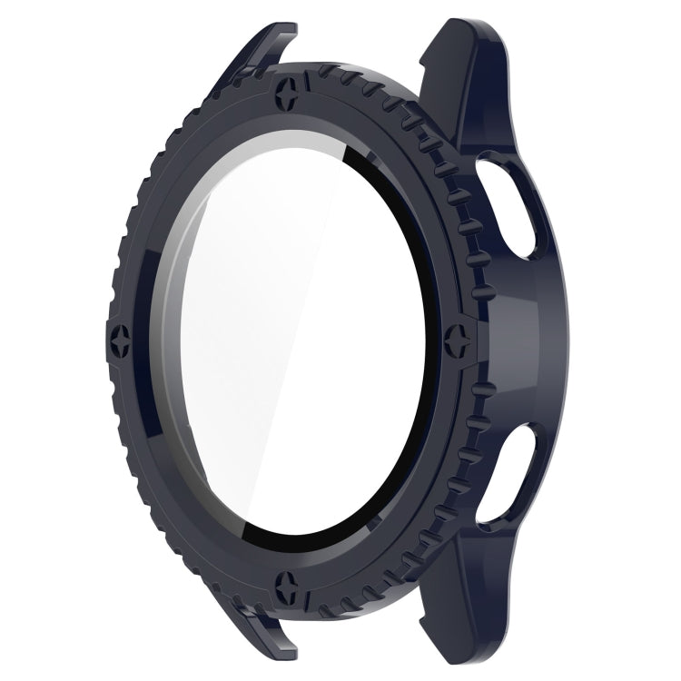 For Xiaomi Watch S3 PC + Tempered Film Integrated Watch Protective Case(Blue) by bashfashion