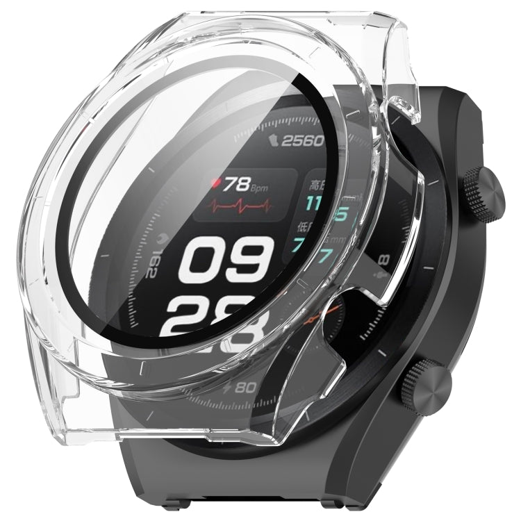 For Xiaomi Watch H1 PC + Tempered Film Integrated Watch Protective Case(Transparent) by bashfashion