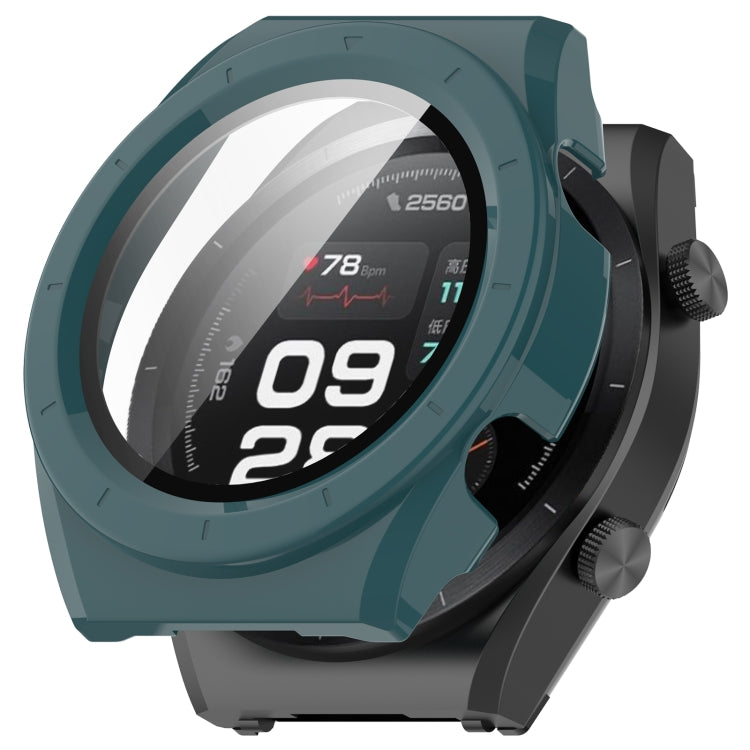 For Xiaomi Watch H1 PC + Tempered Film Integrated Watch Protective Case(Green) by bashfashion