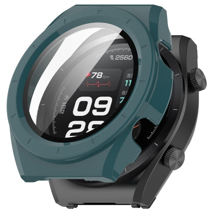 For Xiaomi Watch H1 PC + Tempered Film Integrated Watch Protective Case(Green) by bashfashion