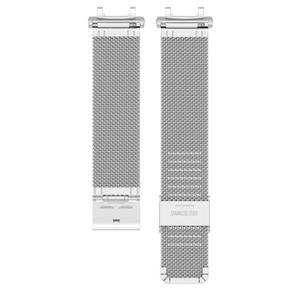 For Amazfit Active Edge A2212 Milan Mesh Single Buckle Watch Band(Silver) by bashfashion