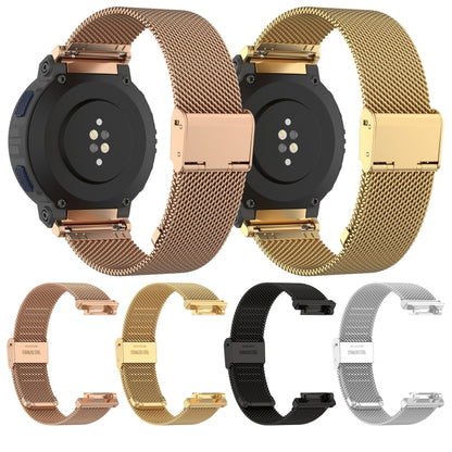 For Amazfit Active Edge A2212 Milan Mesh Single Buckle Watch Band(Silver) by bashfashion