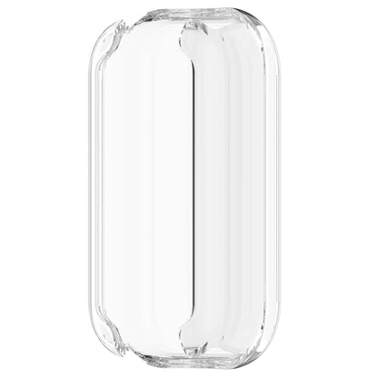 For Xiaomi Smart Band 8 Active Full Package TPU Electroplated Watch Protective Case(Transparent) by bashfashion
