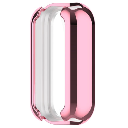 For Redmi Band 2 Full Package TPU Electroplated Watch Protective Case(Pink) by bashfashion