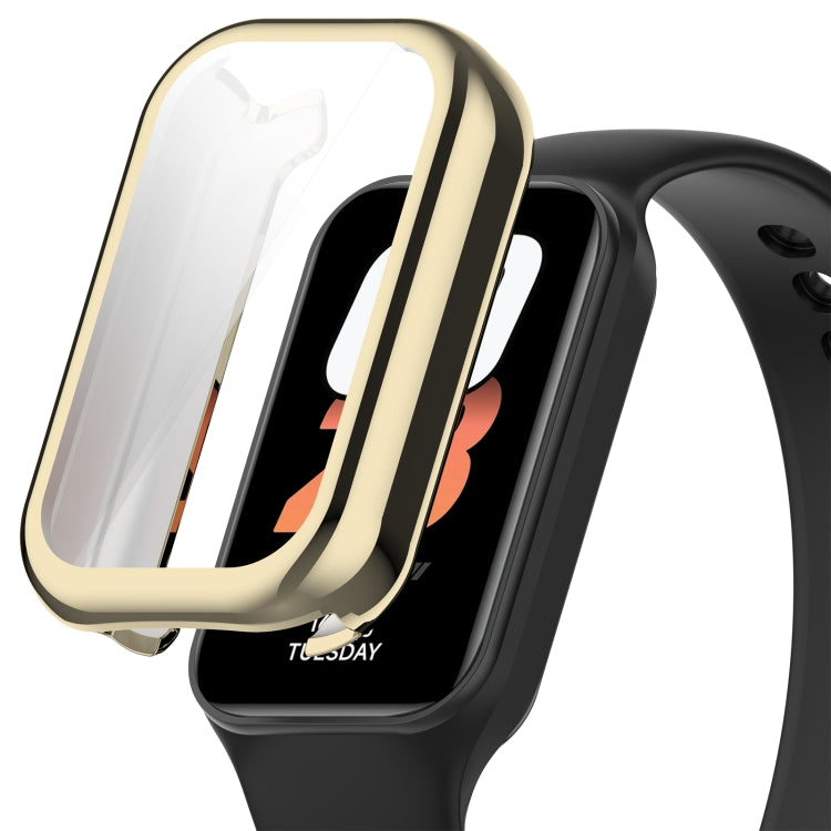 For Redmi Band 2 Full Package TPU Electroplated Watch Protective Case(Light Gold) by bashfashion