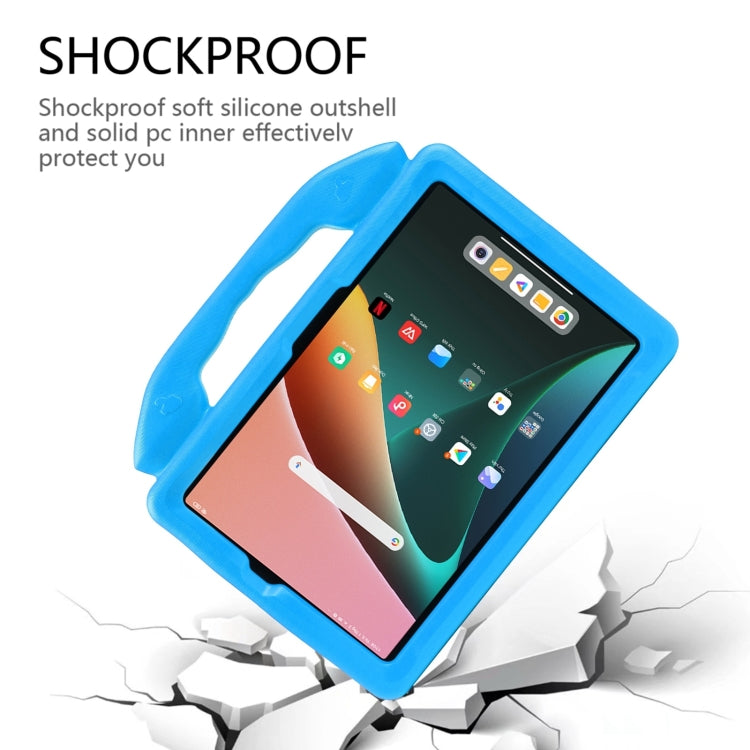 For Samsung Galaxy Tab A11+ / A9+ Thumb Bracket EVA Shockproof Tablet Case(Blue) by bashfashion