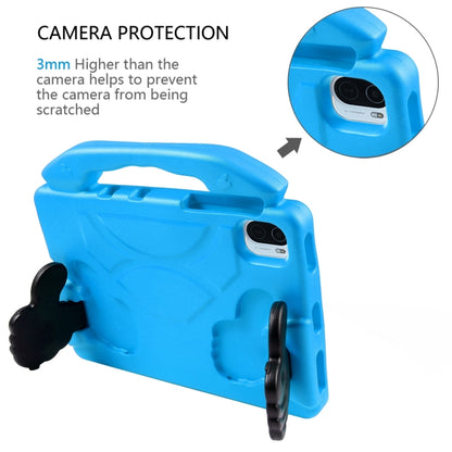 For Samsung Galaxy Tab A11+ / A9+ Thumb Bracket EVA Shockproof Tablet Case(Blue) by bashfashion