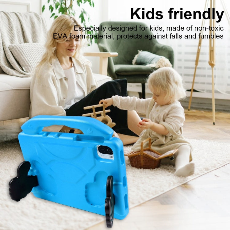 For Samsung Galaxy Tab A11+ / A9+ Thumb Bracket EVA Shockproof Tablet Case(Blue) by bashfashion