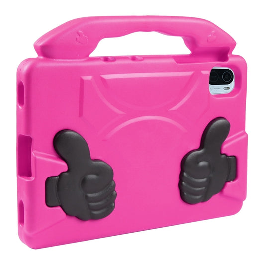 For Samsung Galaxy Tab A11+ / A9+ Thumb Bracket EVA Shockproof Tablet Case(Rose Red) by bashfashion