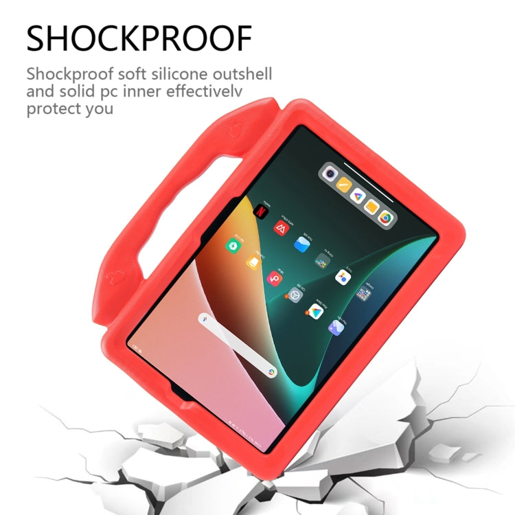 For Samsung Galaxy Tab A11+ / A9+ Thumb Bracket EVA Shockproof Tablet Case(Red) by bashfashion
