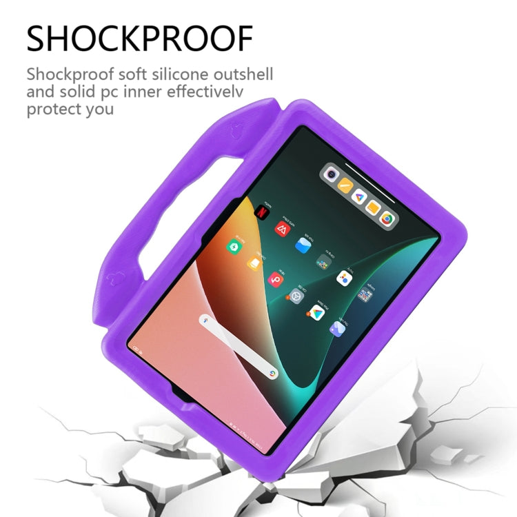 For Samsung Galaxy Tab A11+ / A9+ Thumb Bracket EVA Shockproof Tablet Case(Purple) by bashfashion