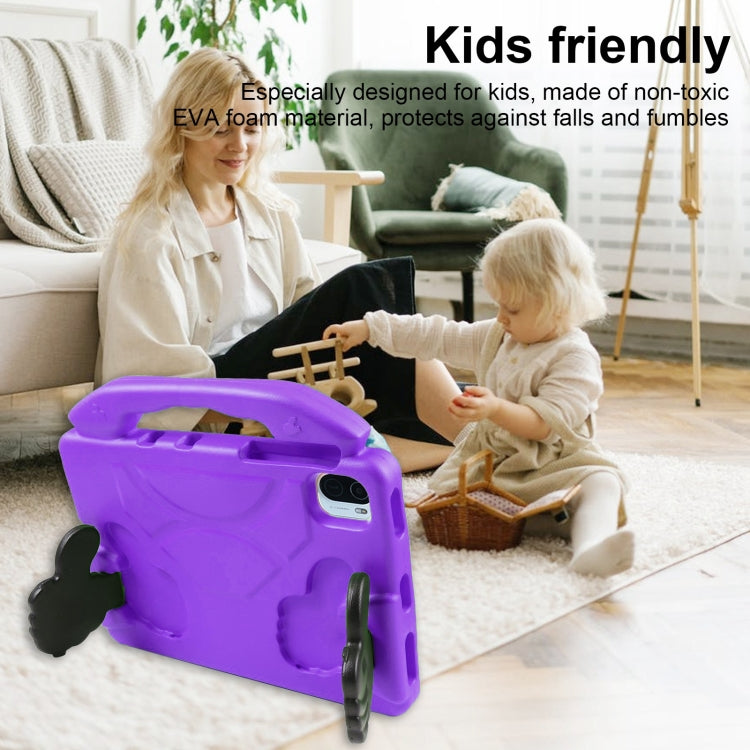 For Samsung Galaxy Tab A11+ / A9+ Thumb Bracket EVA Shockproof Tablet Case(Purple) by bashfashion