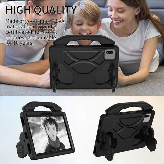 For Samsung Galaxy Tab S9 FE 11.0 2023 Thumb Bracket EVA Shockproof Tablet Case(Black) by bashfashion