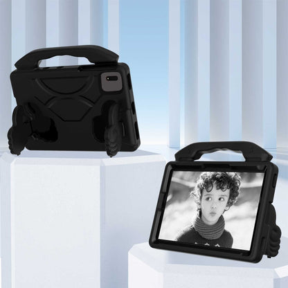 For Samsung Galaxy Tab S9 FE 11.0 2023 Thumb Bracket EVA Shockproof Tablet Case(Black) by bashfashion