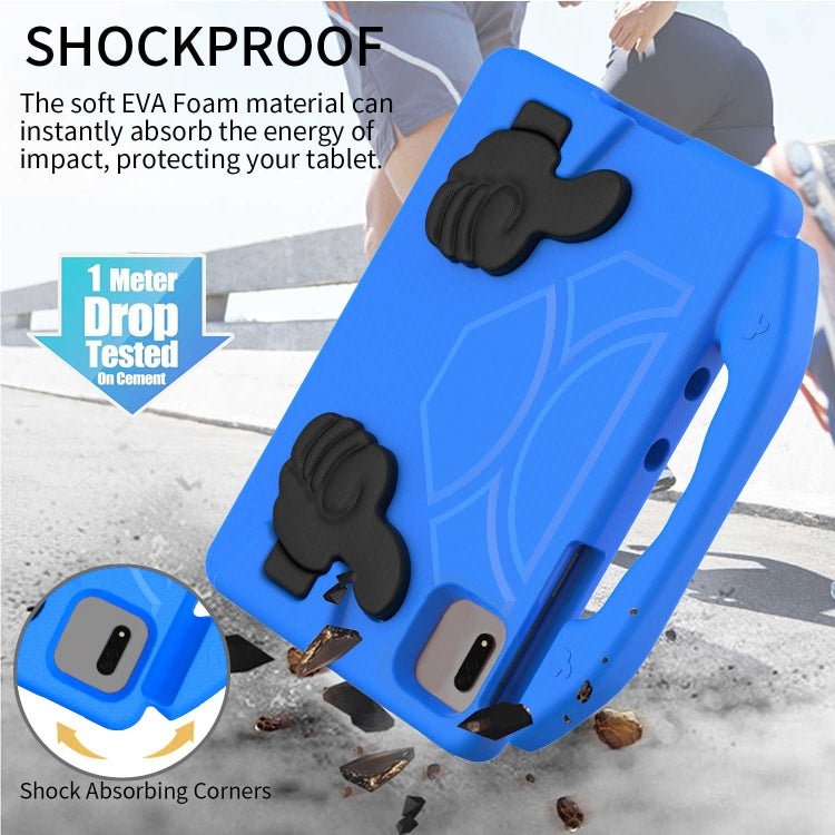 For Samsung Galaxy TAB S9 11 X710 2023 Thumb Bracket EVA Shockproof Tablet Case(Blue) by bashfashion