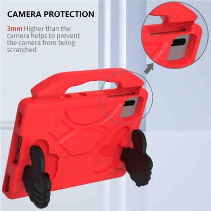 For Samsung Galaxy TAB S9 11 X710 2023 Thumb Bracket EVA Shockproof Tablet Case(Red) by bashfashion