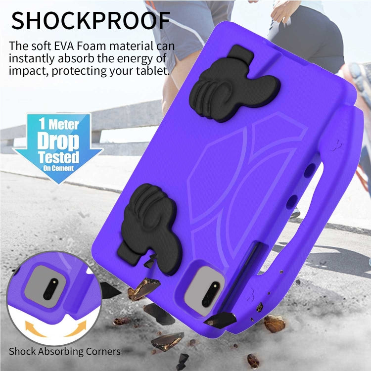 For Samsung Galaxy TAB S9 11 X710 2023 Thumb Bracket EVA Shockproof Tablet Case(Purple) by bashfashion