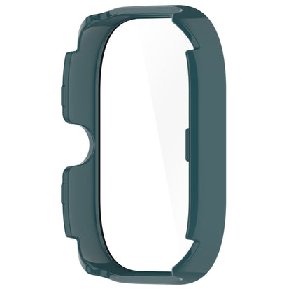 For Redmi Watch 4 Tempered Film Integrated PC Watch Protective Case(Pine Green) by bashfashion