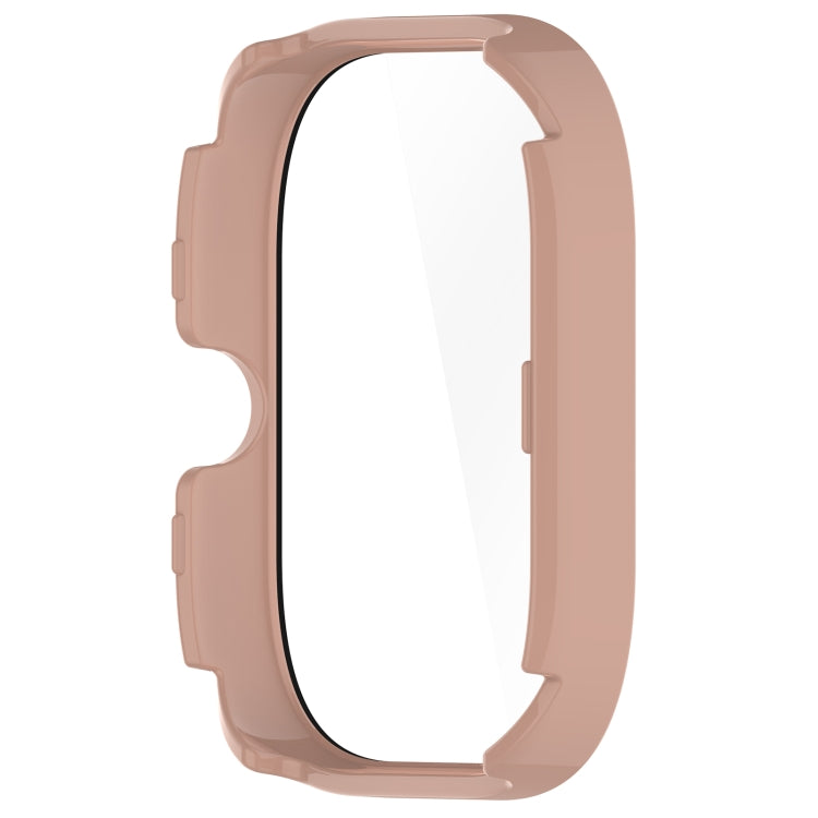 For Redmi Watch 4 Tempered Film Integrated PC Watch Protective Case(Pink) by bashfashion
