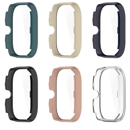 For Redmi Watch 4 Tempered Film Integrated PC Watch Protective Case(White) by bashfashion