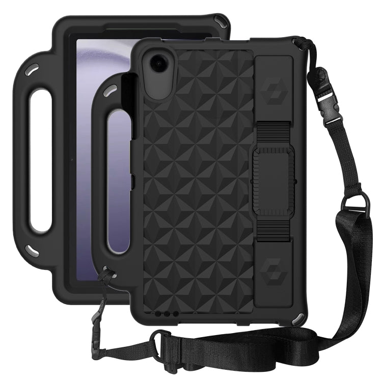 For Samsung Galaxy Tab A11 / A9 Diamond Series EVA Shockproof Sleeve Tablet Case(Black) by bashfashion