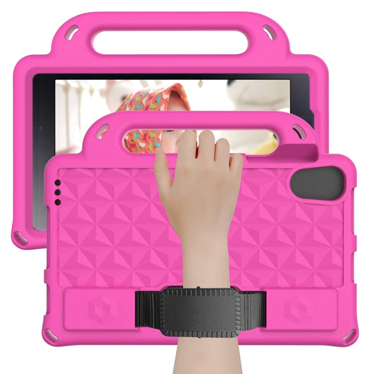 For Samsung Galaxy Tab A11 / A9 Diamond Series EVA Shockproof Sleeve Tablet Case(RoseRed) by bashfashion