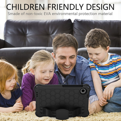 For Blackview Tab 60 8.7 2023 Honeycomb EVA Hybrid PC Tablet Case with Strap(Black+Black) by bashfashion