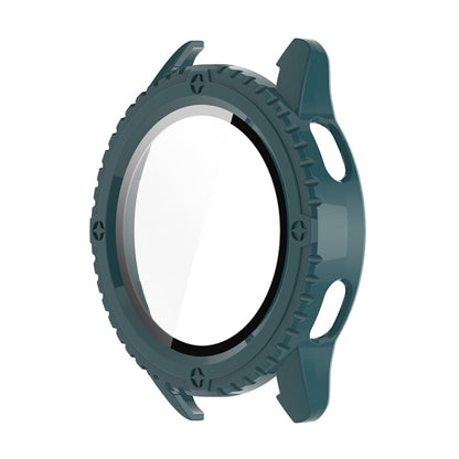 For Xiaomi Watch S3 ENKAY Hat-Prince Full Coverage Tempered Glass Film Integrated PC Watch Cover(Dark Green) by ENKAY