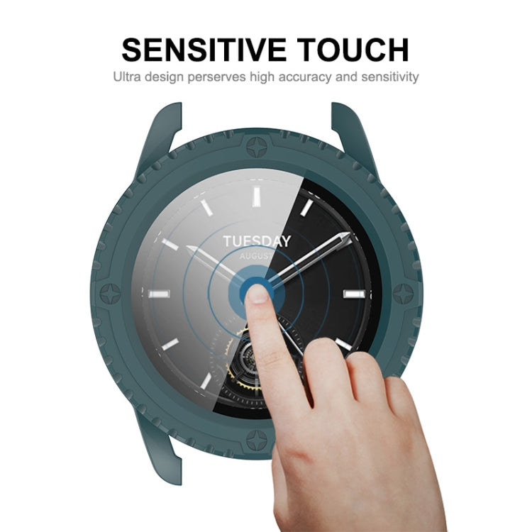 For Xiaomi Watch S3 ENKAY Hat-Prince Full Coverage Tempered Glass Film Integrated PC Watch Cover(Transparent) by ENKAY