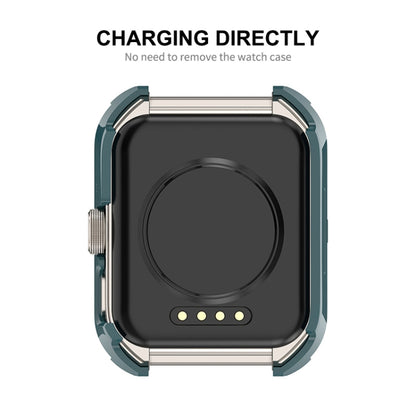 For OPPO Watch 4 Pro ENKAY Hat-Prince Full Coverage Tempered Glass Film Integrated PC Watch Cover(Dark Blue) by ENKAY