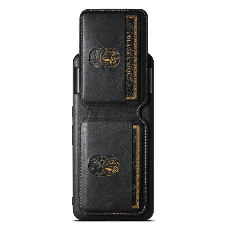 For Google Pixel 7 Suteni H02 Leather Wallet Stand Back Phone Case(Black) by Suteni