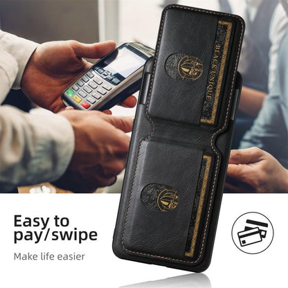 For Google Pixel 9 Suteni H02 Leather Wallet Stand Back Phone Case(Black) by Suteni