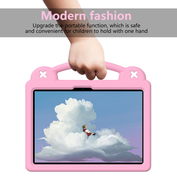 For Xiaomi Pad 7 / 7 Pro 2024 Handle Kickstand Children EVA Shockproof Tablet Case(Pink) by bashfashion