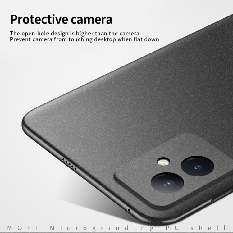 For Honor 100 MOFI Fandun Series Frosted PC Ultra-thin All-inclusive Phone Case(Black) by MOFI