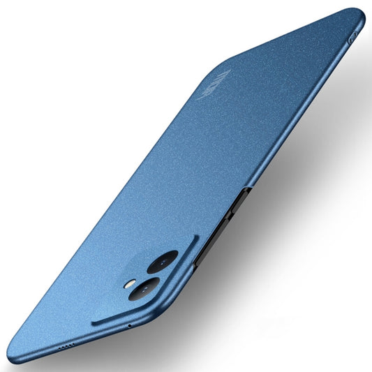 For Honor 100 MOFI Fandun Series Frosted PC Ultra-thin All-inclusive Phone Case(Blue) by MOFI