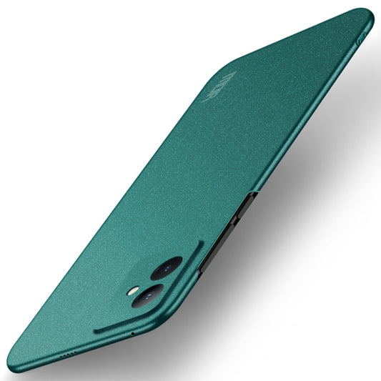 For Honor 100 MOFI Fandun Series Frosted PC Ultra-thin All-inclusive Phone Case(Green) by MOFI