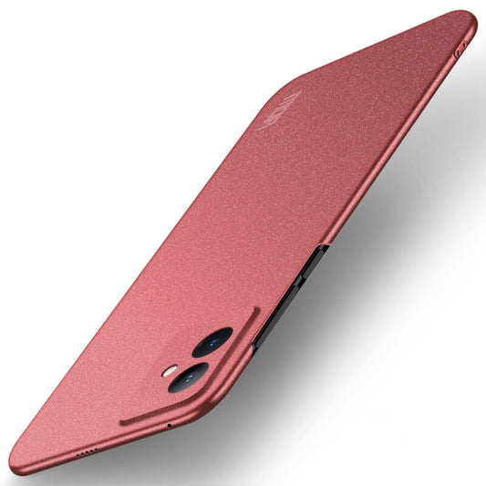 For Honor 100 MOFI Fandun Series Frosted PC Ultra-thin All-inclusive Phone Case(Red) by MOFI