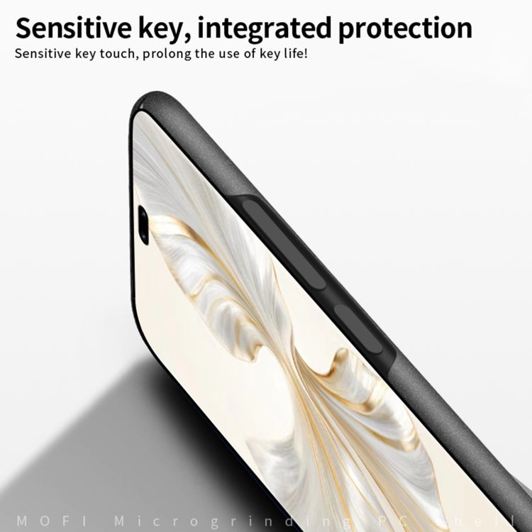 For Honor 100 Pro MOFI Fandun Series Frosted PC Ultra-thin All-inclusive Phone Case(Gray) by MOFI
