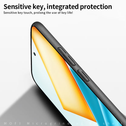 For Honor 90 GT MOFI Fandun Series Frosted PC Ultra-thin All-inclusive Phone Case(Black) by MOFI