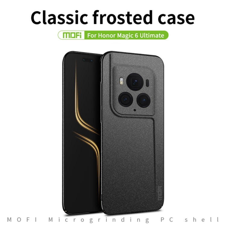 For Honor Magic6 Ultimate MOFI Fandun Series Frosted PC Ultra-thin All-inclusive Phone Case(Red) by MOFI