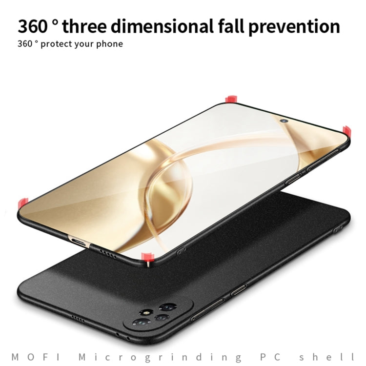 For Honor 200 MOFI Fandun Series Frosted PC Ultra-thin All-inclusive Phone Case(Red) by MOFI