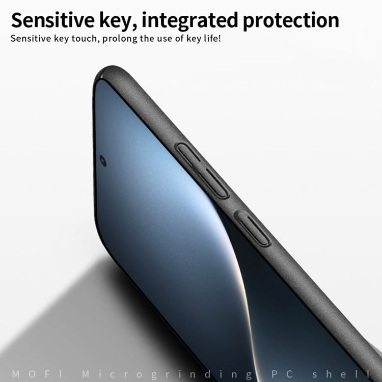 For Honor Magic7 MOFI Fandun Series Frosted PC Ultra-thin All-inclusive Phone Case(Black) by MOFI