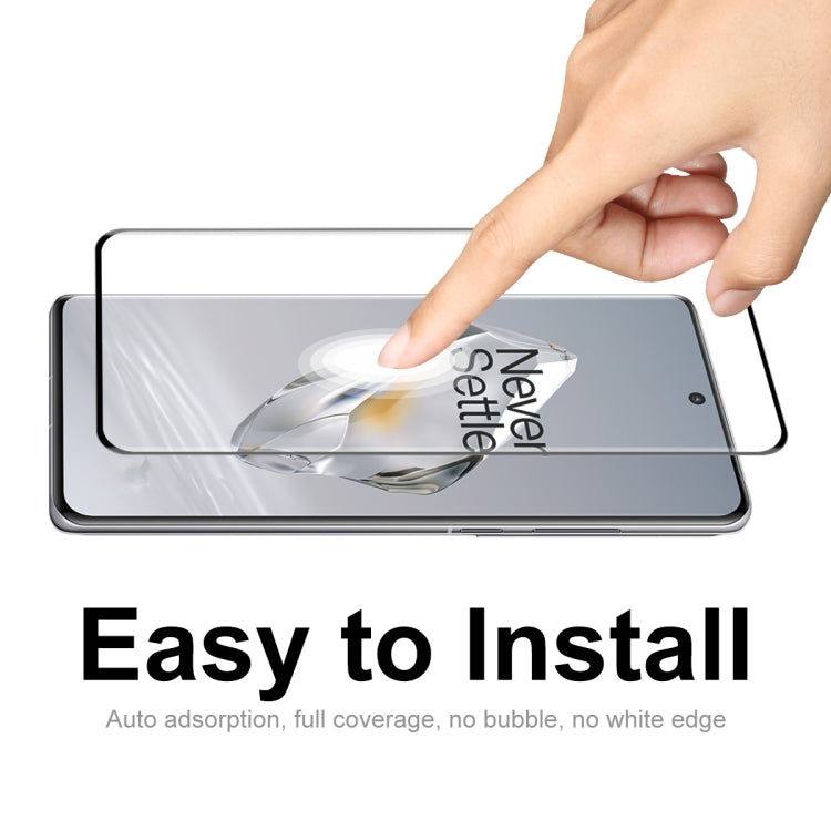 For OnePlus 12 2pcs ENKAY Hat-Prince 3D Hot Bending Side Glue Tempered Glass Full Film by ENKAY
