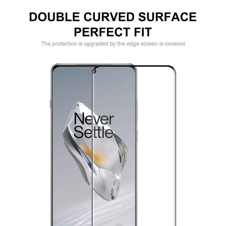 For OnePlus 12 5pcs ENKAY Hat-Prince 3D Hot Bending Side Glue Tempered Glass Full Film by ENKAY
