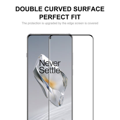 For OnePlus 12 5pcs ENKAY Hat-Prince 3D Hot Bending Side Glue Tempered Glass Full Film by ENKAY