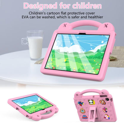 For Lenovo Tab TB-311 / WIFI 10.1 2025 Handle Kickstand Children EVA Shockproof Tablet Case(Pink) by bashfashion