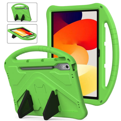 For Lenovo Tab P12 EVA Shockproof Tablet Case with Holder(Green) by bashfashion