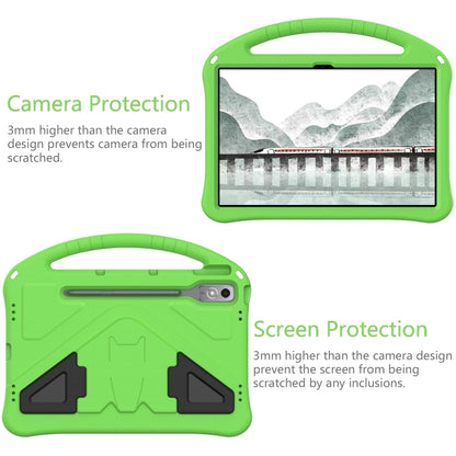 For Lenovo Tab P12 EVA Shockproof Tablet Case with Holder(Green) by bashfashion
